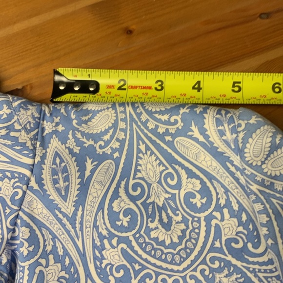 Tabi Vintage Lined Blazer, Pockets, Quality Construction, Pale Blue w White - Picture 4 of 16